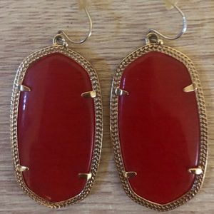 Red Danielle earrings from Kendra Scott
